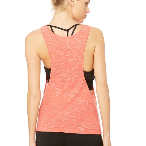 NEW • Alo Yoga • Marina Racerback Tank Top XS Pink - Picture 3 of 7